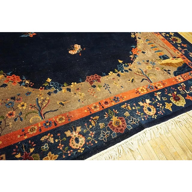Textile 1920s Chinese Peking Carpet ( 11' x 19' - 335 x 580 ) For Sale - Image 7 of 11