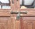 1930s Transom Door Scalloped Cut Outs Mirrored For Sale - Image 5 of 12