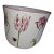 Porcelain Cachepot With Tulip Design Made in Portugal for Mma For Sale