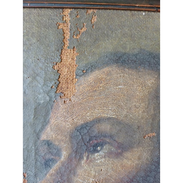 Portrait of a Friar, 1600s, Oil on Canvas For Sale - Image 4 of 8