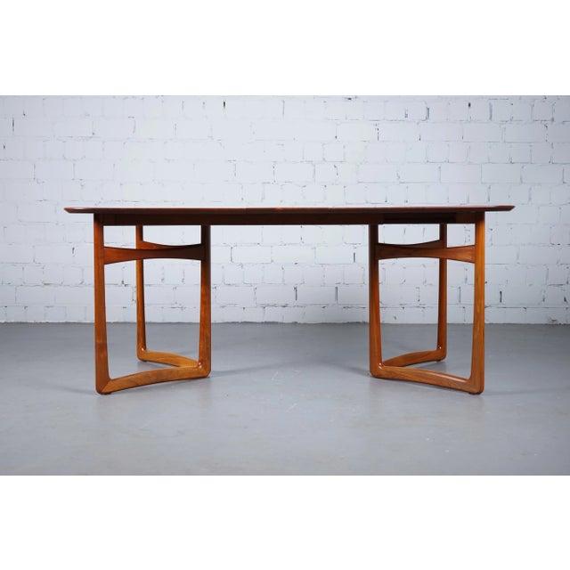 Mid-Century Teak Dining Table by Peter Hvidt & Orla Mølgaard-Nielsen for France & Søn / France & Daverkosen, 1950s For Sale - Image 14 of 16