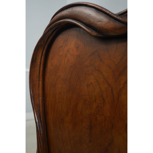 Henredon King Size Art Nouveau High Back Bed For Sale In Philadelphia - Image 6 of 17