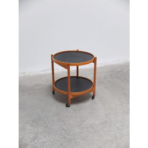 Serving Trolley with Reversible Trays by Hans Bølling for Torben Ørskov, 1960s For Sale - Image 5 of 15
