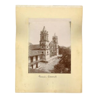 Ancient Views of Panama City - Vintage Print - 1880s For Sale