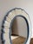 Vintage Painted Ruffled Oval Mirror With Bow For Sale - Image 10 of 10