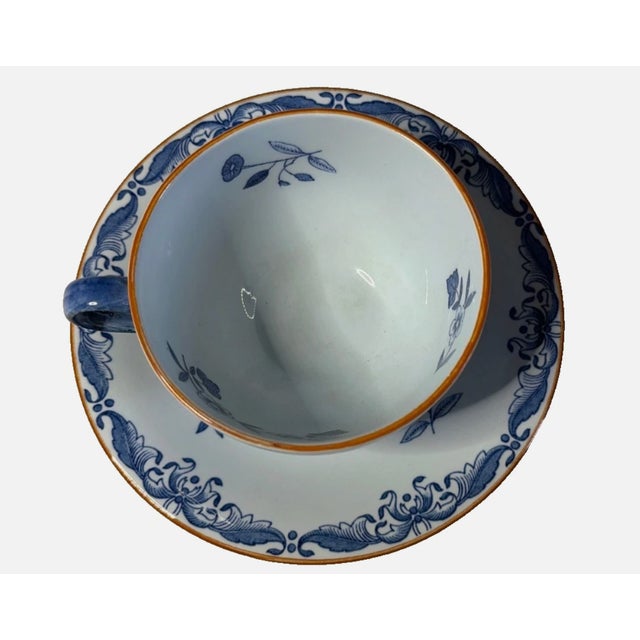 Gustavian (Swedish) 1950s Rorstrand Ostinda Sweden Set of 8 Cup and Saucer - 16 pcs For Sale - Image 3 of 5