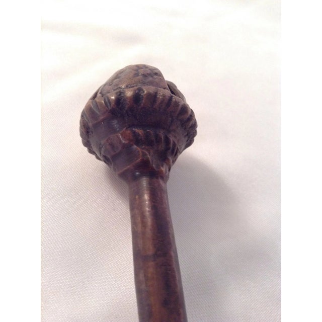Metal Vintage Brass Bell Rattle For Sale - Image 7 of 11