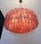 Large Murano Glass Chandelier with 101 Pink Alabaster Glass Tubes, 1990s For Sale - Image 9 of 15
