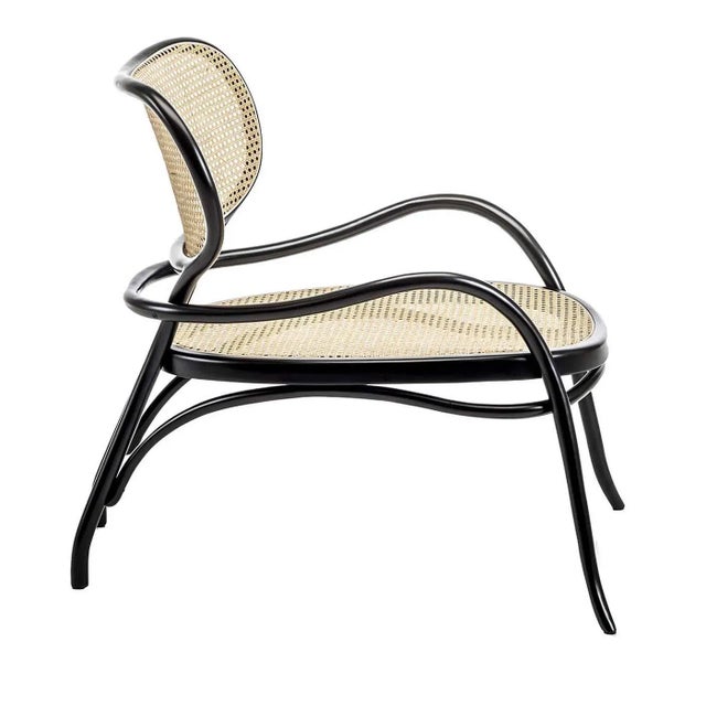 Textile Straw Lounge Chair by Nigel Coates for Gebrüder Thonet Vienna GmbH For Sale - Image 7 of 7
