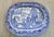 Mid 19th Century Large 19thC. Staffordshire Blue Willow Platter/Chinoiserie For Sale - Image 5 of 5