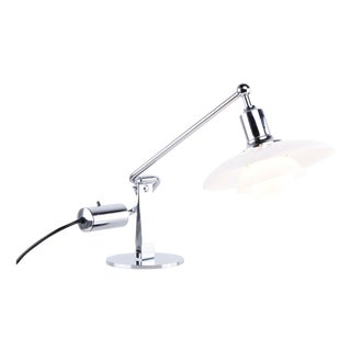 Table Lamp in White Opal Glass by Poul Henningsen for Louis Poulsen For Sale