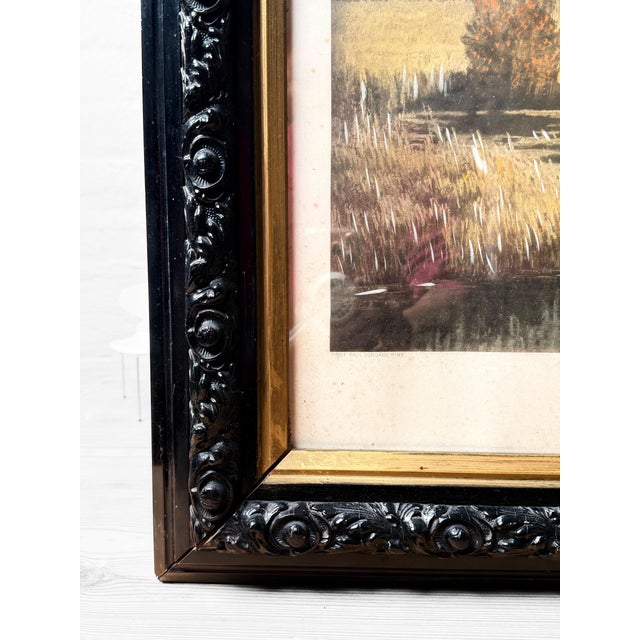Mid 20th Century Paul Vorgang, Large German Landscape Heliogravure, 1960s, Paint For Sale - Image 5 of 7