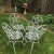 Ornate Iron Garden Arm Chairs - Set of 4 For Sale - Image 4 of 12