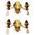 Art Deco French Crystal and Mirror Wall Sconces from Maison Baguès, Paris, 1945s, Set of 2 For Sale - Image 8 of 8