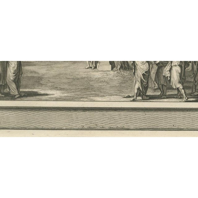 18th Century Pieter Mortier, The Altar of Witness and Joshua Renews the Covenant, 1700, Engraving For Sale - Image 5 of 12