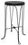 Black Vintage Counter Height Ice Cream Parlor Style Wrought Iron Stool For Sale - Image 8 of 8