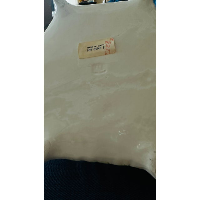 Gumps Ceramic Decorative Bird Cage For Sale - Image 4 of 4