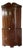 Antigue Biedermeier Corner Cabinet in Walnut Veneer, 1860s For Sale