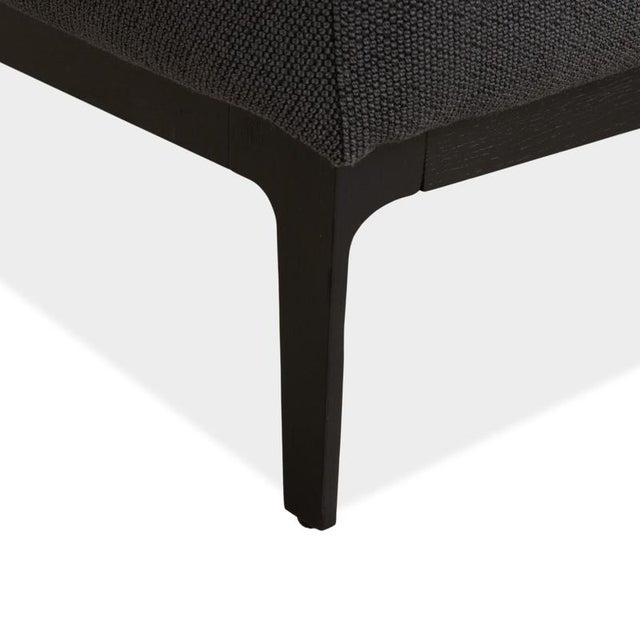 Elm Chaise Lounge in Anthracite Upholstery and Oak by Jehs & Laub for Cor For Sale - Image 5 of 13