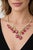Late 20th Century Bochic “Capri” Vintage Natural Ruby, White Topaz & Peridot Necklace For Sale - Image 5 of 9