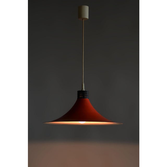 Metal Mid-Century Aluminium Chandelier by Guzzini for Meblo, Italy, 1970s For Sale - Image 7 of 9