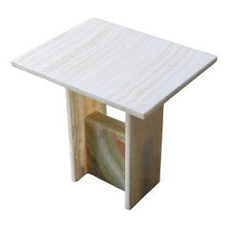 SST016-1 Side Table by Stone Stackers For Sale