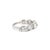 Modern Platinum 2.63ctw Round Lab Grown Diamond Shared Prong Half Eternity Band Ring, Size 8 For Sale - Image 3 of 10