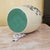 Vintage American Hand-Painted Ceramic Chrysanthemum Table Lamp With Floral Motif, Cream Glazed Porcelain, 28"h For Sale - Image 10 of 18