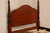Carved Mahogany Four-Poster Queen Bed Frame For Sale - Image 4 of 18