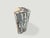 2010s Andrianna Shamaris Minimalist Modern Organic Petrified Wood Side Table For Sale - Image 5 of 5