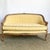 Hollywood Regency Vintage Hollywood Regency Wooden Settee Sofa For Sale - Image 3 of 12