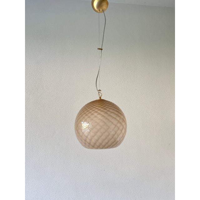 Early 21st Century Murano Glass Barolà Pendant Lamp in Balloton Glass, 2010s For Sale - Image 5 of 17