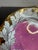 Set of Eight Fornasetti Style Pink Splash Luster Dinner Plates For Sale - Image 9 of 11