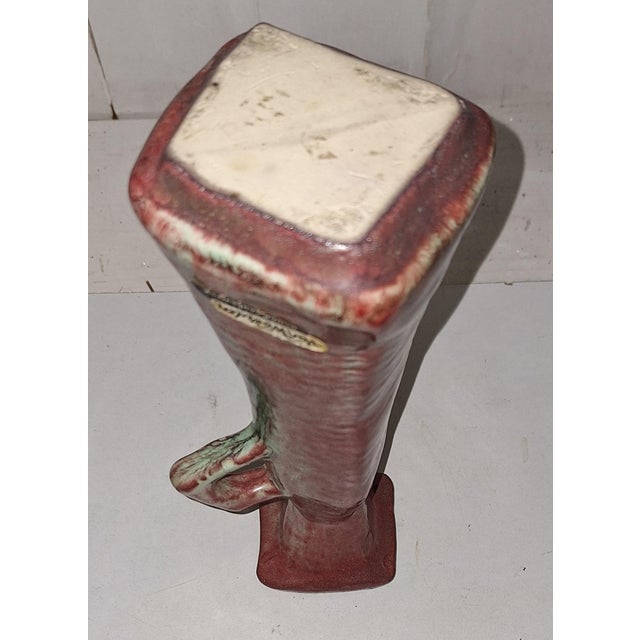 Vintage Ceramic Vase from Van Woerden, Gouda, 1970s For Sale - Image 4 of 6