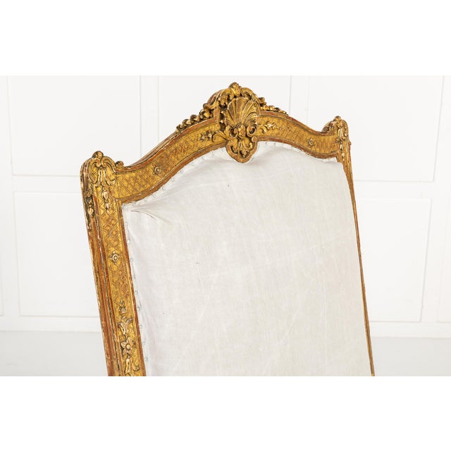 Set of French Régence Giltwood Armchairs, 1900s For Sale - Image 13 of 14