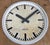 1960s Industrial Grey Wall Clock from Benzing, 1960s For Sale - Image 5 of 16