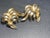 Mid-Century Modern MCM Jewelry by Trifari Golden Cascade Swirl Earrings, Pair For Sale - Image 3 of 6
