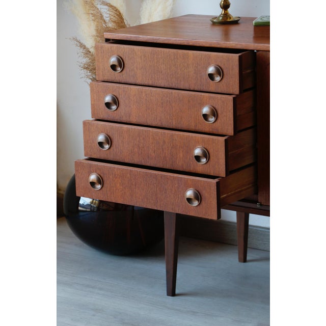 1970s Vintage Scandinavian Teak Sideboard, 1970s For Sale - Image 5 of 18