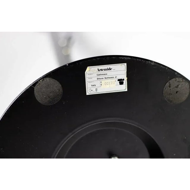 Early Limited Edition Black Callimaco Lamp by Ettore Sottsass, 1982 For Sale - Image 9 of 11