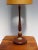 Art Nouveau Lacquered Wood Table Lamp, 1930s For Sale - Image 3 of 10