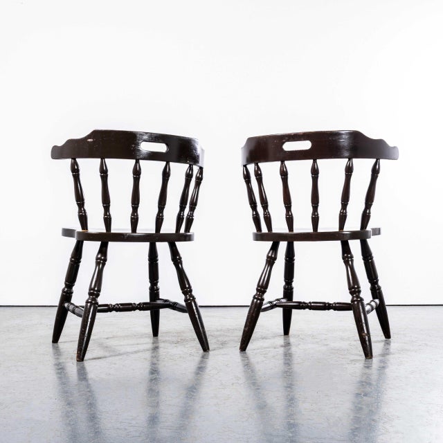English Penny Chairs, 1970s, Set of 2 For Sale - Image 3 of 8