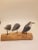 Rustic Shorebird Sculpture on Birch Base...home decor