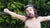 Pre-war wooden figure of Jesus, dimensions: height 41 cm, width 40.7 cm, depth 7.5 cm.