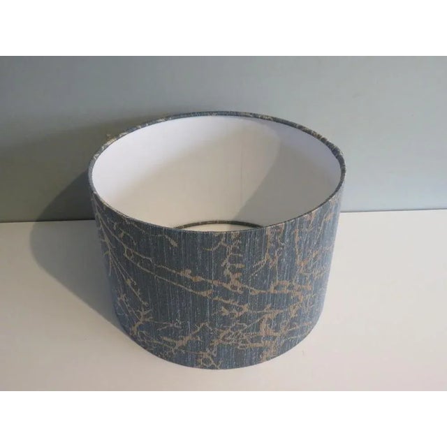 Vintage Ceramic Table Lamp with Custom-Made Lampshade, 1960s For Sale - Image 6 of 11