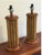 1970s Vintage Bamboo and Woven Rattan Coastal Table Lamps - a Pair For Sale - Image 5 of 11