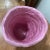 Late 20th Century Late 20th Century Pink Wiggle Pottery Vase For Sale - Image 5 of 13