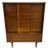 1960s Johnson Carper Mid-Century Modern Tallboy Dresser With Sculpted Fronts. Matching Pieces Available. For Sale