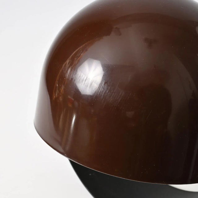 Black Brown Plastic Wall Lamp by Lennart Centervall for Ikea, 1970s For Sale - Image 8 of 11