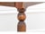 Brown Theodore Alexander Mahogany Galleried Drinks Table With Leather Top & Drawer For Sale - Image 8 of 11