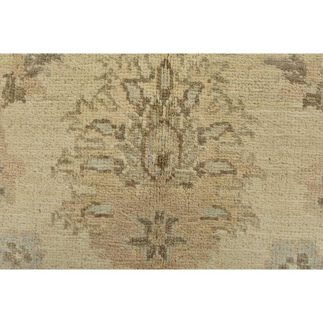 Beige Ziegler Rug 9'11'' X 13'9'' Beige Wool Traditional Hand-Knotted Oriental Carpet For Sale - Image 8 of 12